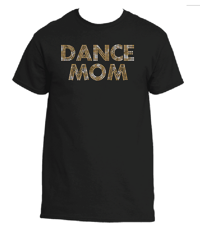 Dance Mom Sparkling Glitter Mosaic T-Shirt