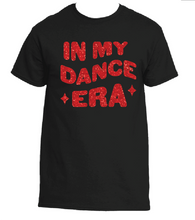 Load image into Gallery viewer, Dancer In My Dance Era Sparkling Glitter T-Shirt
