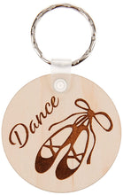 Load image into Gallery viewer, Dance Engraved Bag Charm, Keychain, Wood Gifts For Dancer, Daughter, Mom, Dad, Sister, Brother, Friend, New Driver, Experienced Driver
