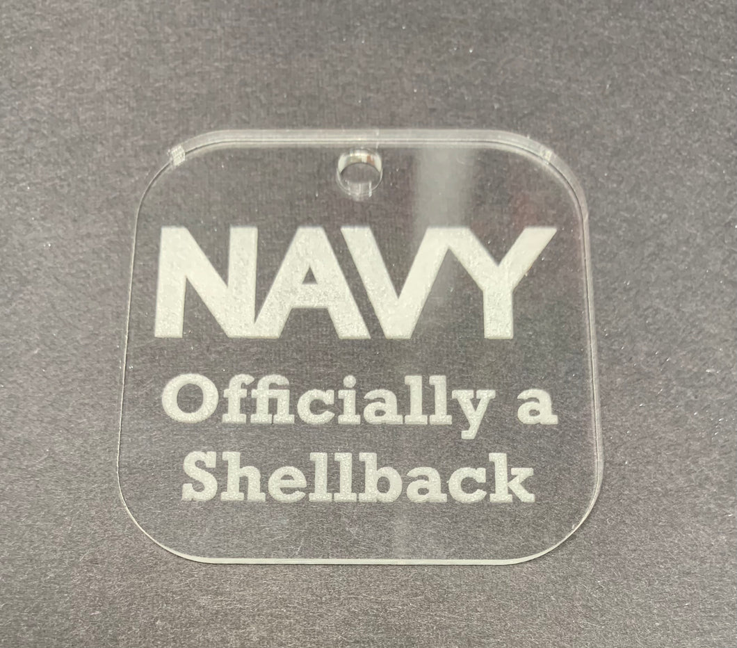 Navy Keychain Shellback