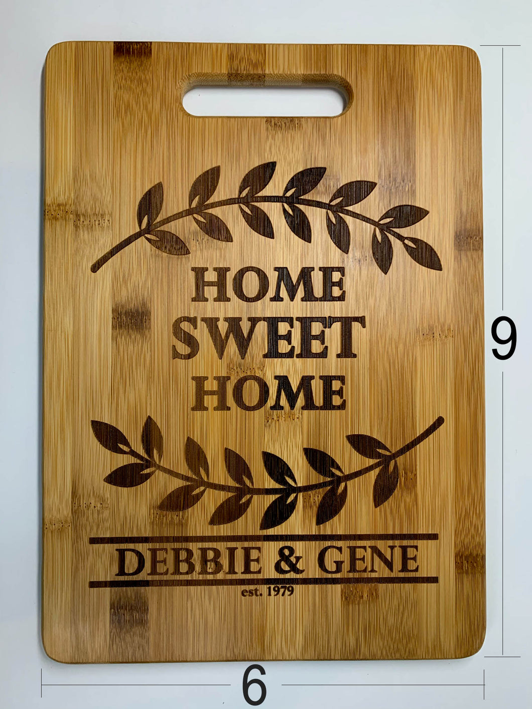 Cutting Board, Personalized Anniversary Gift, Housewarming Gift, Home Owner Couple Gift Ideas, Personalized Home Sweet Home Bamboo Cutting Board Present, First Home Buyer, Wedding Gift, Real Estate Engraved Gifts