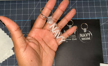 Load image into Gallery viewer, Navy Keychain
