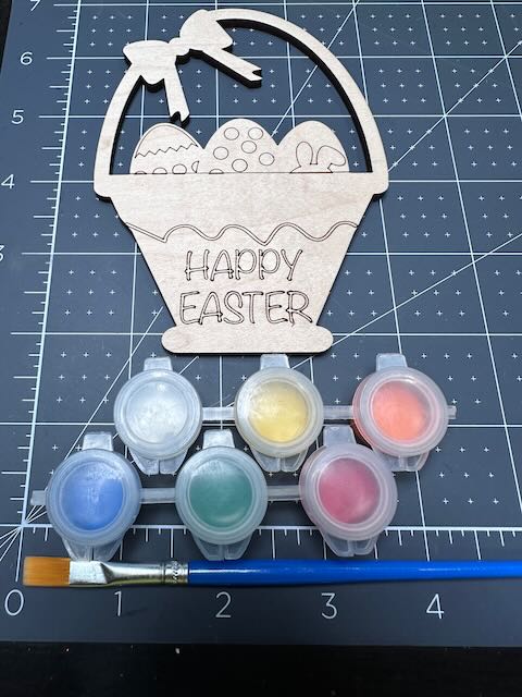 Easter Egg Basket DIY Paint Kit