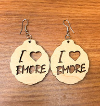 Load image into Gallery viewer, I Love Bmore Dangling Earrings
