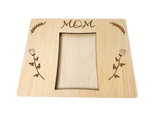Load image into Gallery viewer, Wooden Engraved Mom Picture Frame 4x6 Photo Home Decor
