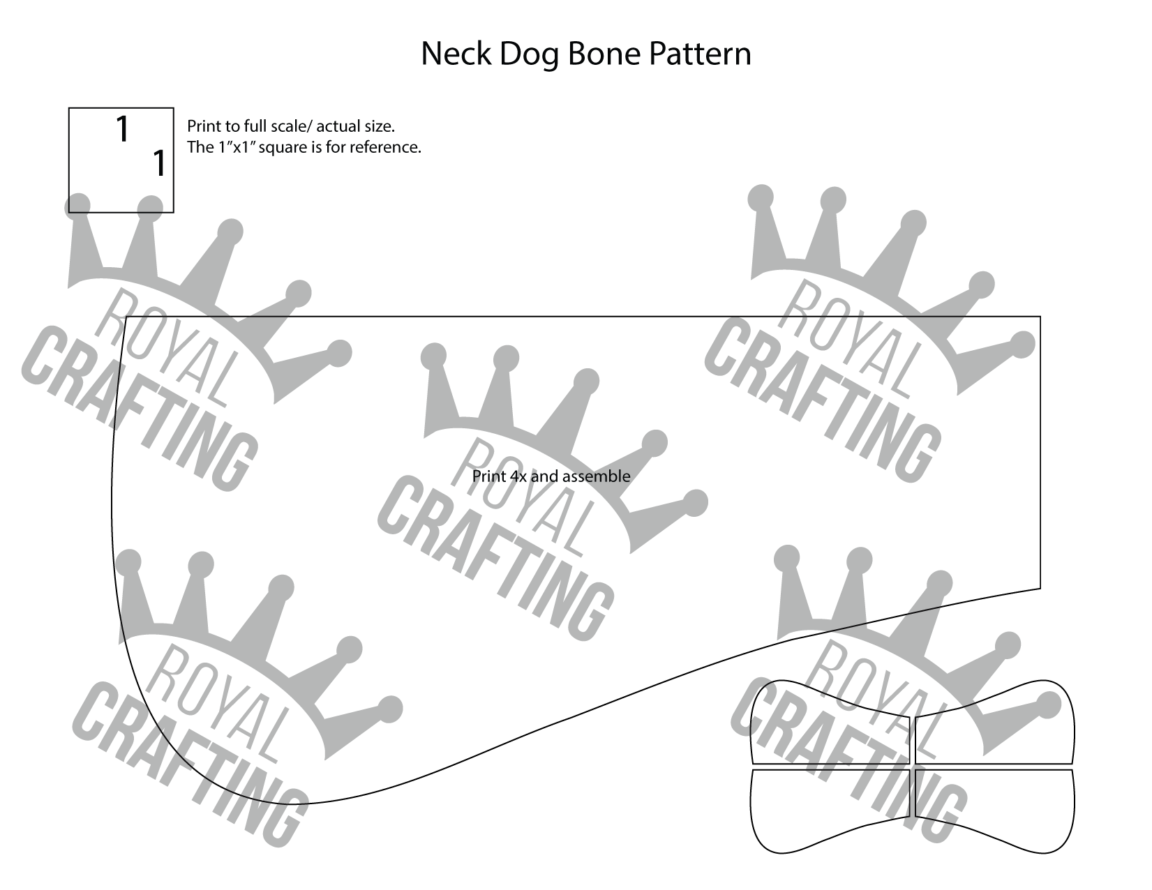Neck Dog Bone Sewing Pattern Digital PDF and SVG File- *No Physical Pr – Royal Crafting | We Make You Look and Feel Like Royalty neck-dog-bone-sewing-pattern-digital-pdf-and-svg-file-no-physical-pr-royal-crafting-we-make-you-look-and-feel-like-royalty